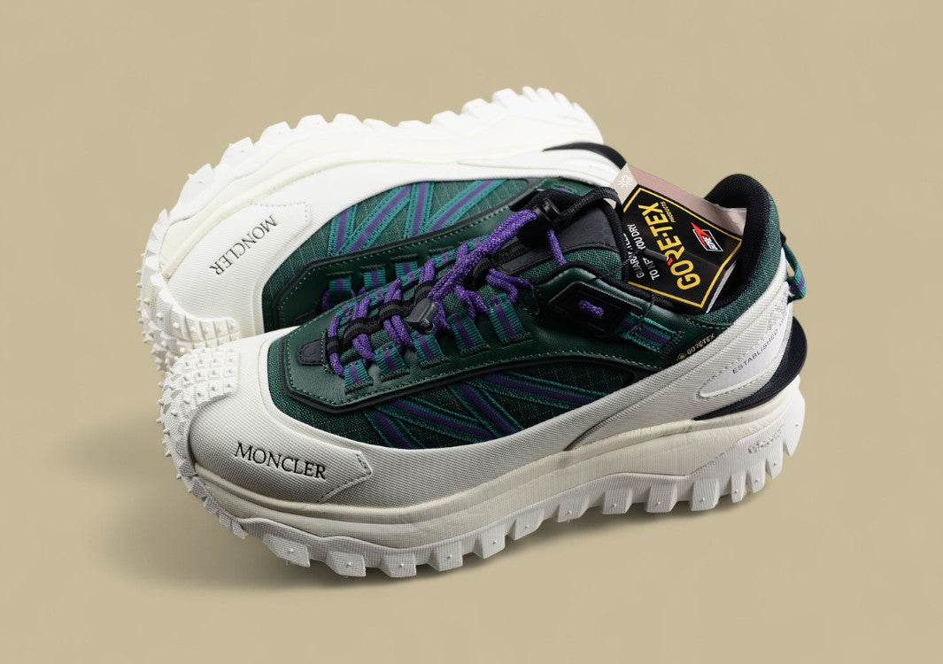 Moncler Trailgrip GTX Low – Pine Green & Off-White