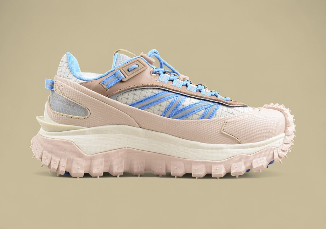 Moncler Trailgrip GTX Low – Sandstone & Sky Blue