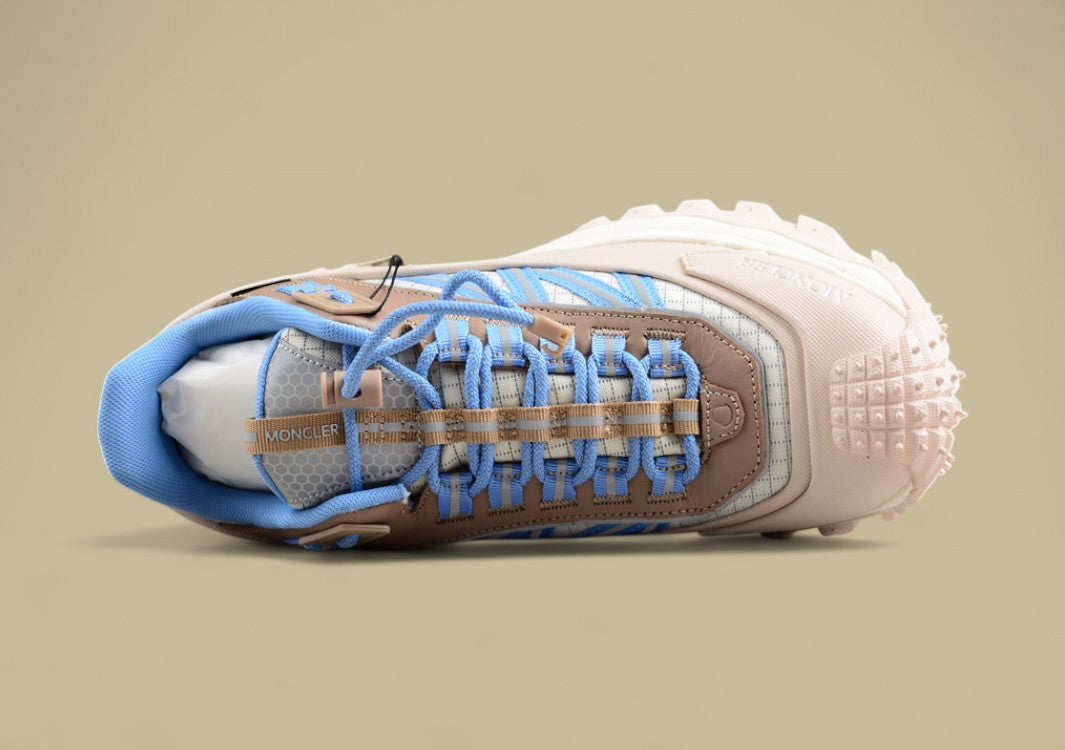 Moncler Trailgrip GTX Low – Sandstone & Sky Blue