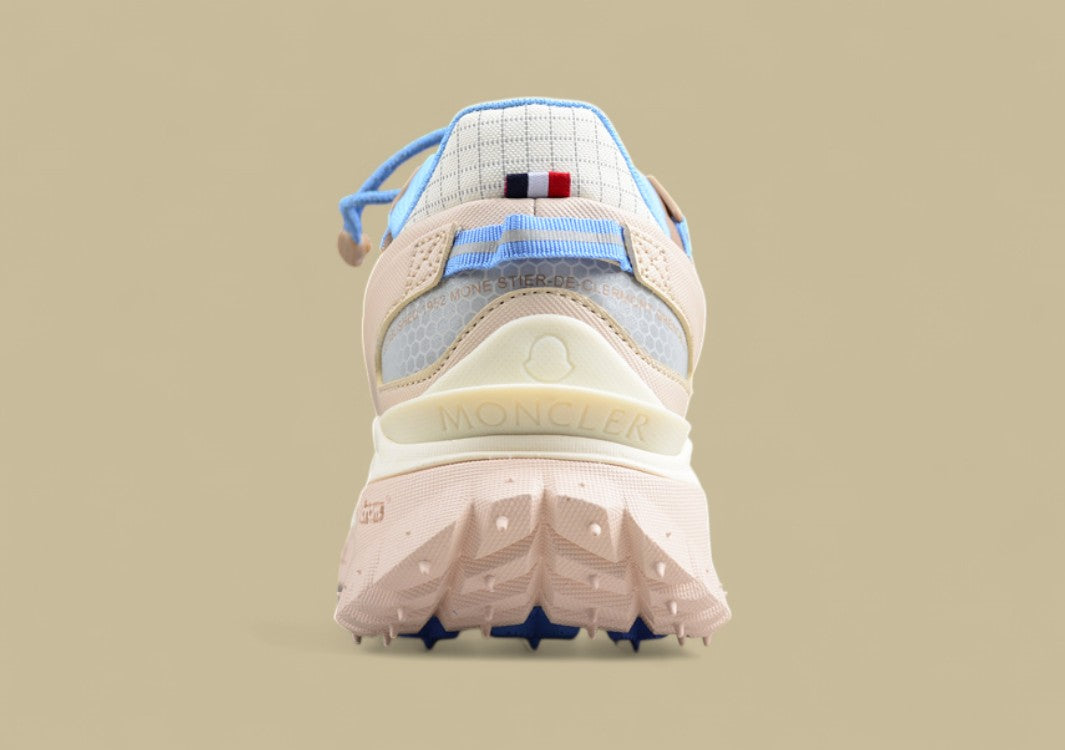 Moncler Trailgrip GTX Low – Sandstone & Sky Blue