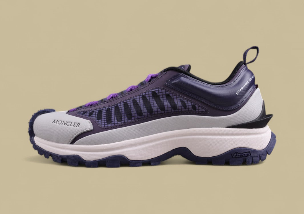 Moncler Trailgrip GTX Sneaker - Purple/Navy & Grey