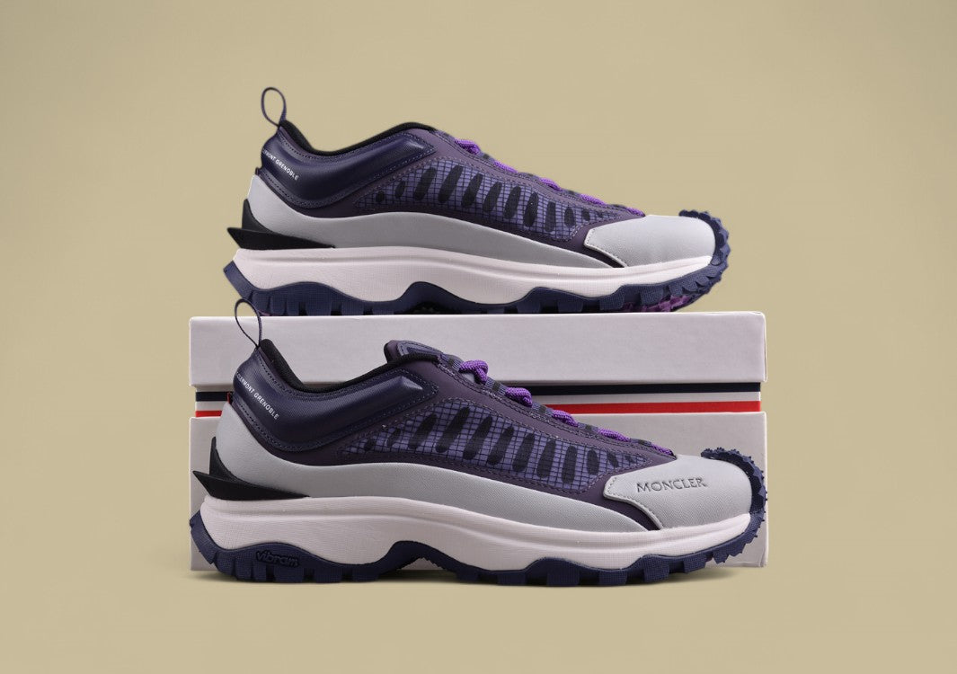 Moncler Trailgrip GTX Sneaker - Purple/Navy & Grey