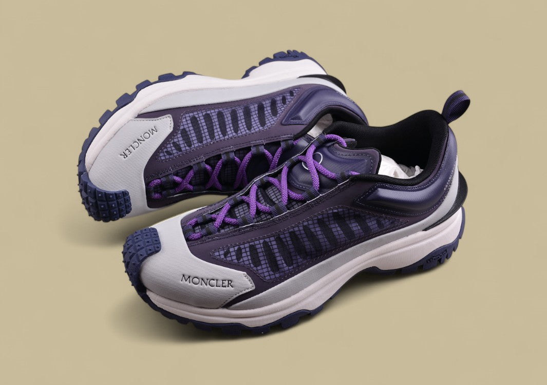 Moncler Trailgrip GTX Sneaker - Purple/Navy & Grey