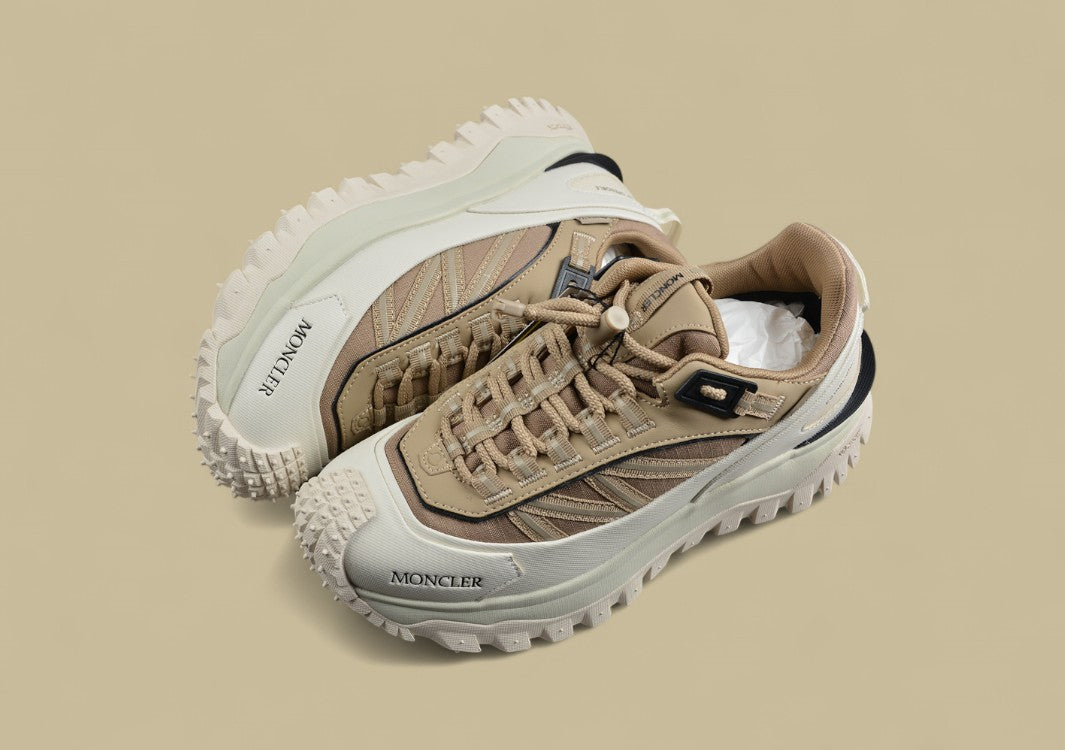 Moncler Trailgrip GTX Sneakers - Beige/Gore-Tex/Vibram Sole
