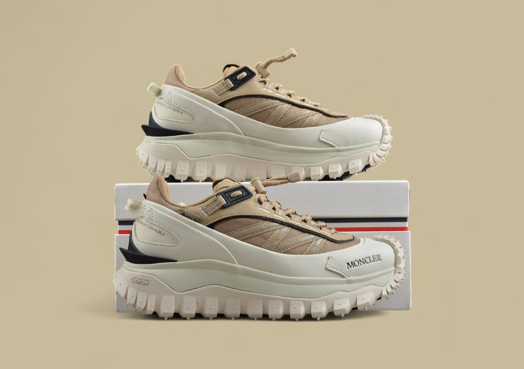 Moncler Trailgrip GTX Sneakers - Beige/Gore-Tex/Vibram Sole