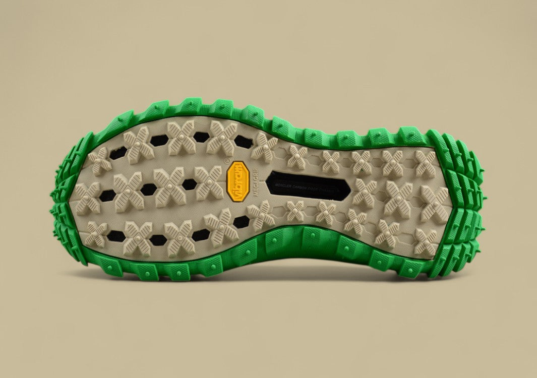 Moncler Trailgrip GTX Sneakers - Beige/Green with Neon