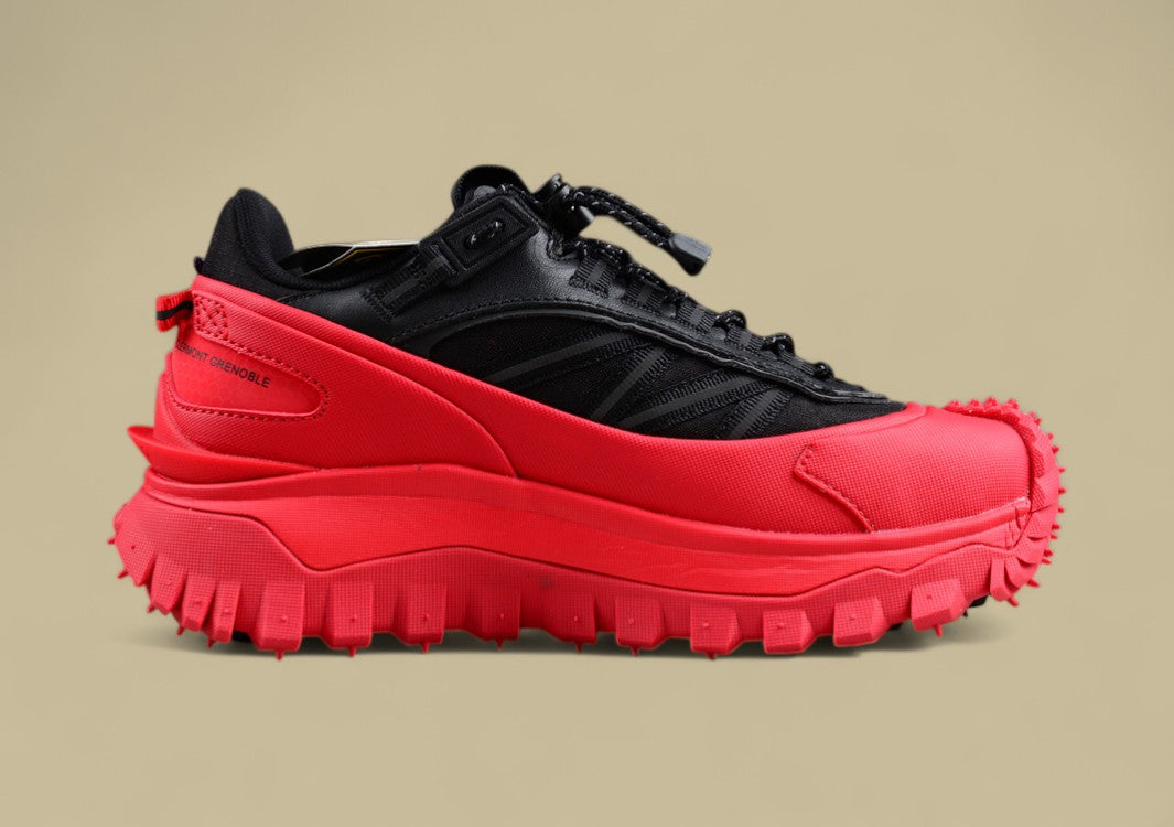 Moncler Trailgrip GTX Sneakers - Black/Crimson Red