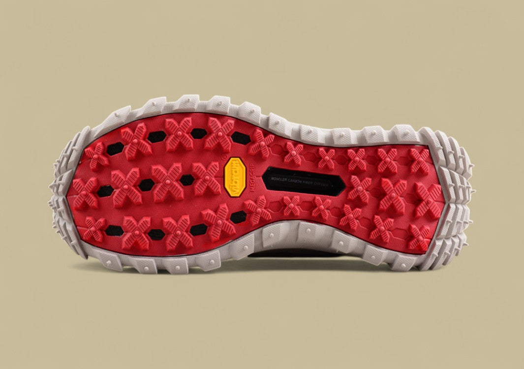 Moncler Trailgrip GTX Sneakers - Black/Grey with Red