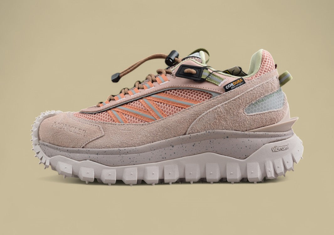 Moncler Trailgrip GTX Sneakers - Blush Pink/Olive
