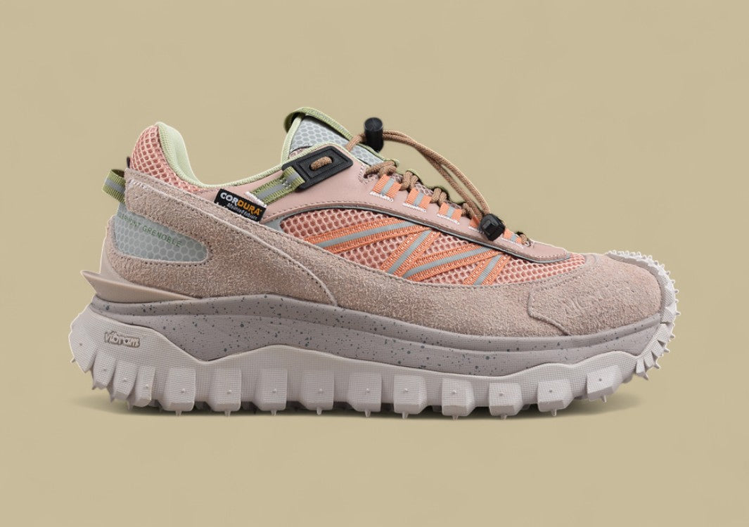 Moncler Trailgrip GTX Sneakers - Blush Pink/Olive