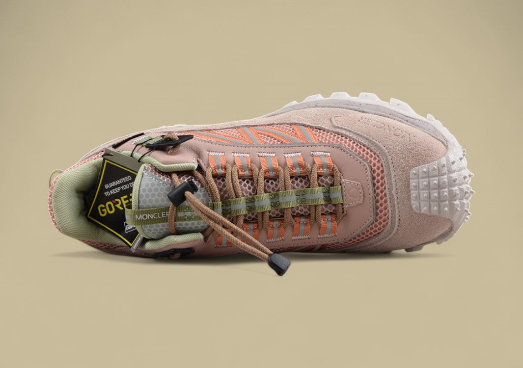 Moncler Trailgrip GTX Sneakers - Blush Pink/Olive