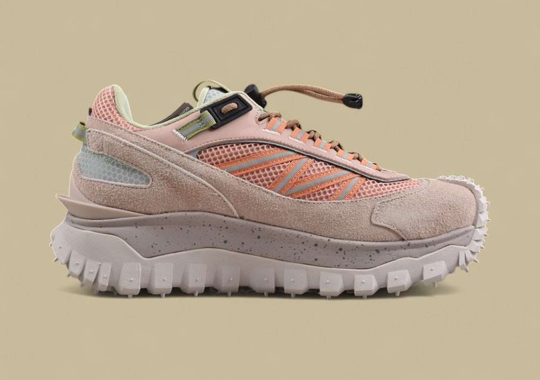 Moncler Trailgrip GTX Sneakers - Blush Pink/Olive