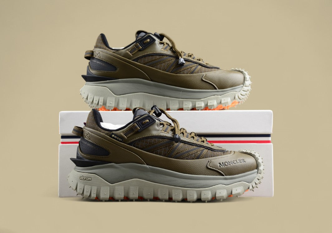 Moncler Trailgrip GTX Sneakers - Military Olive/Black