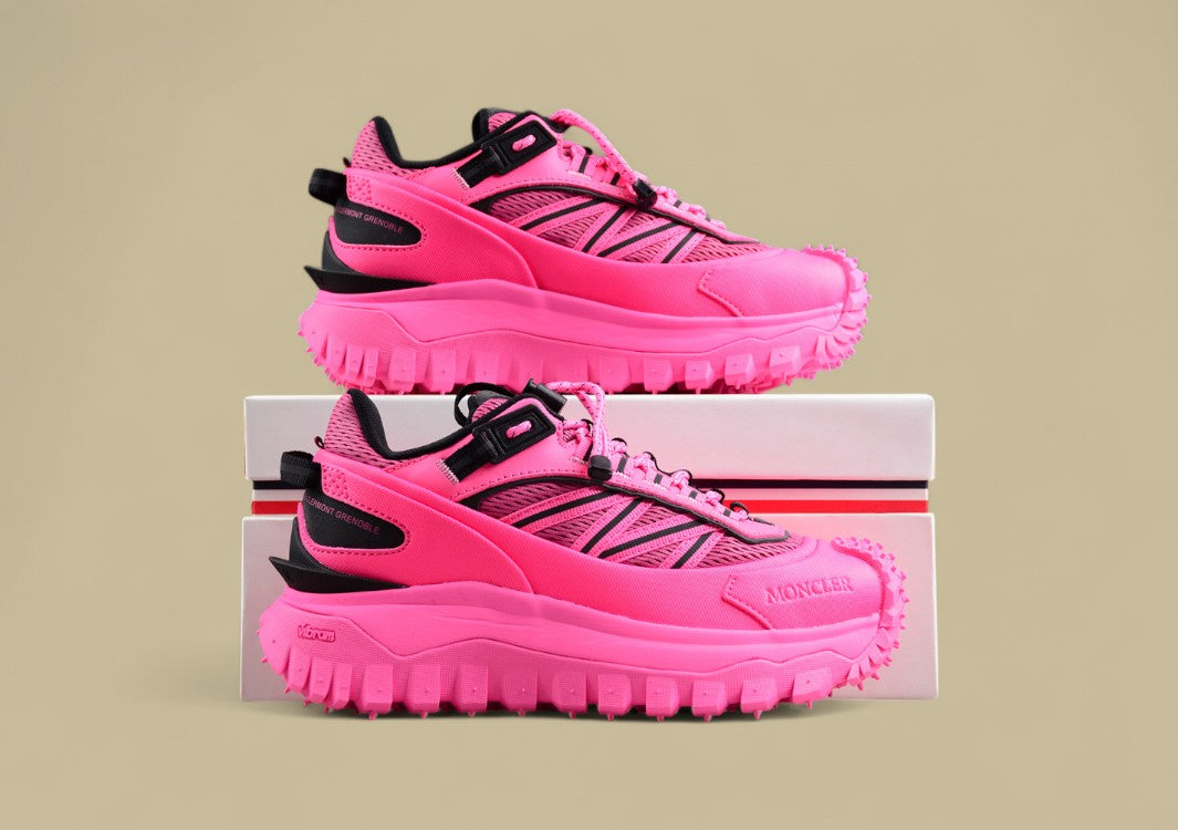Moncler Trailgrip GTX Sneakers - Neon Pink/Black