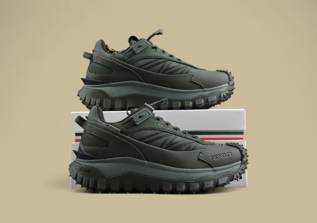 Moncler Trailgrip GTX Sneakers - Olive Green