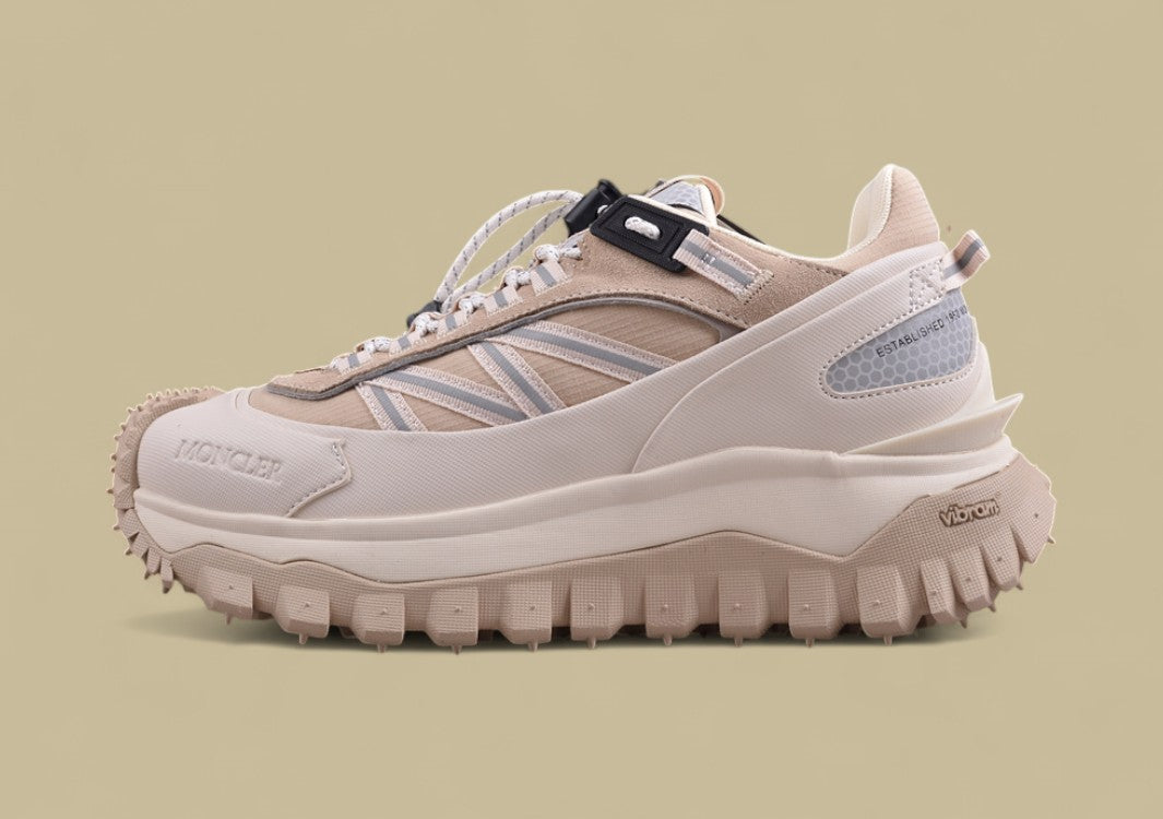 Moncler Trailgrip Lite 2 Low - Cream & Sand Outdoor Sneaker