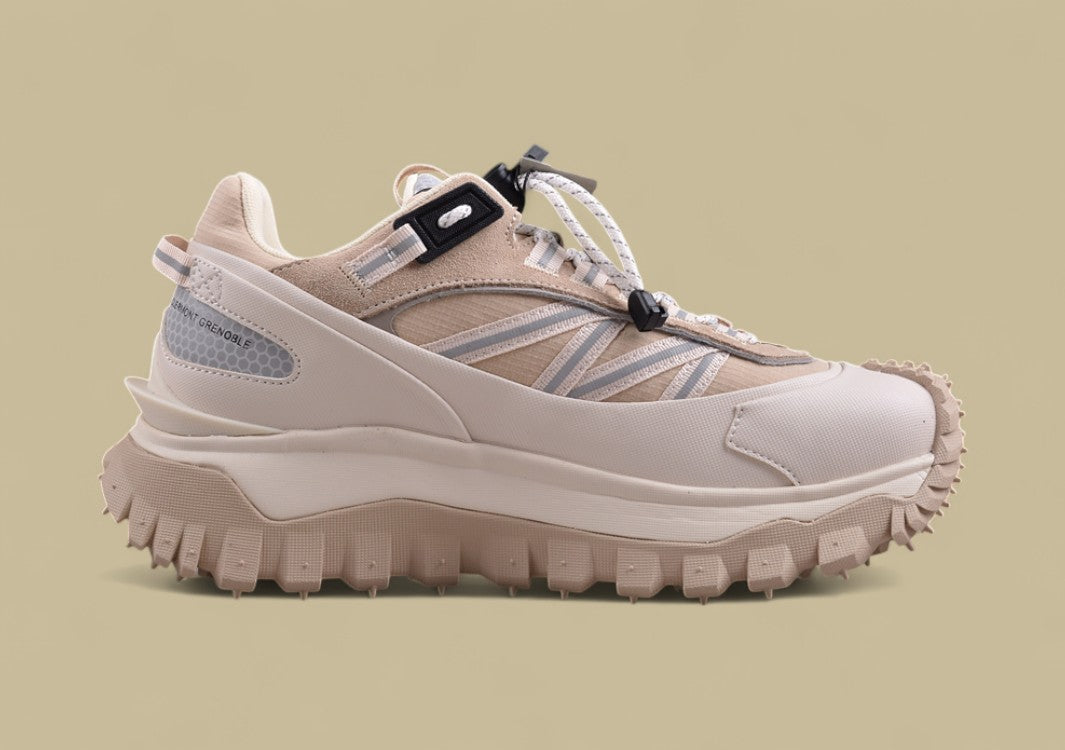 Moncler Trailgrip Lite 2 Low - Cream & Sand Outdoor Sneaker