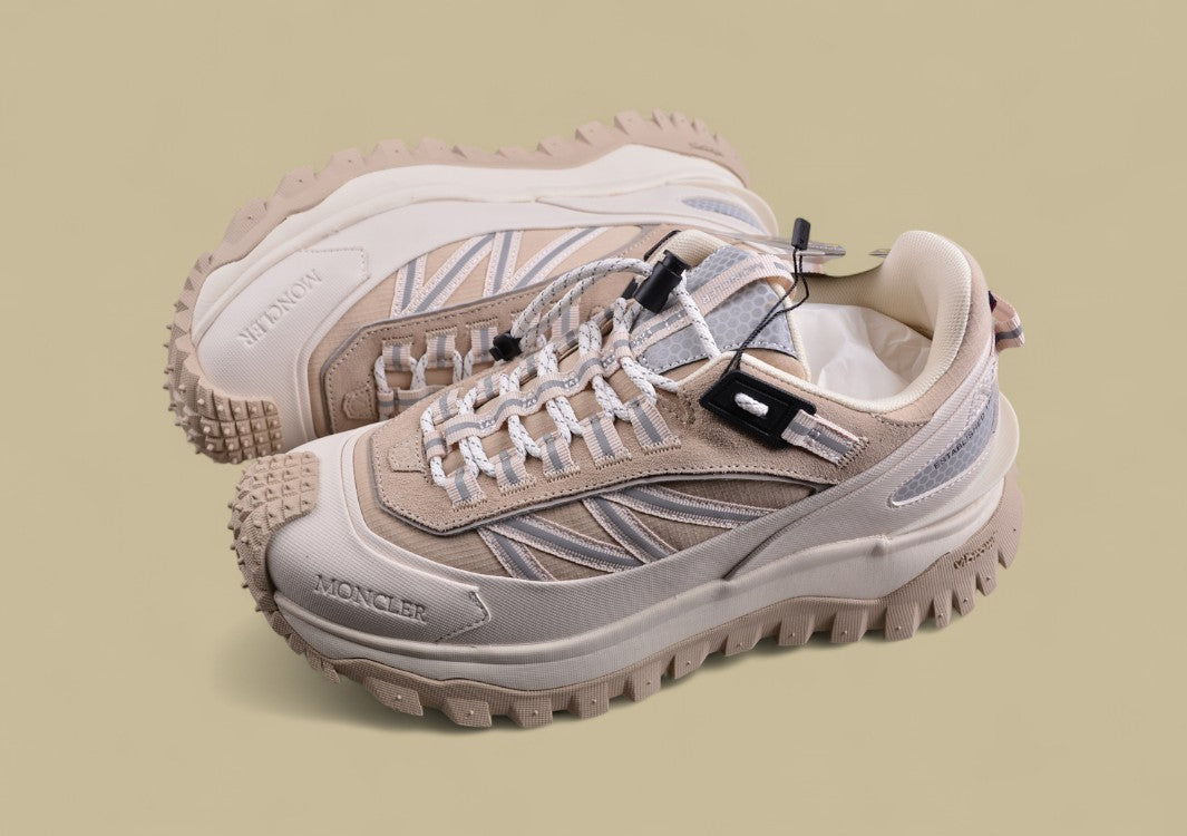 Moncler Trailgrip Lite 2 Low - Cream & Sand Outdoor Sneaker