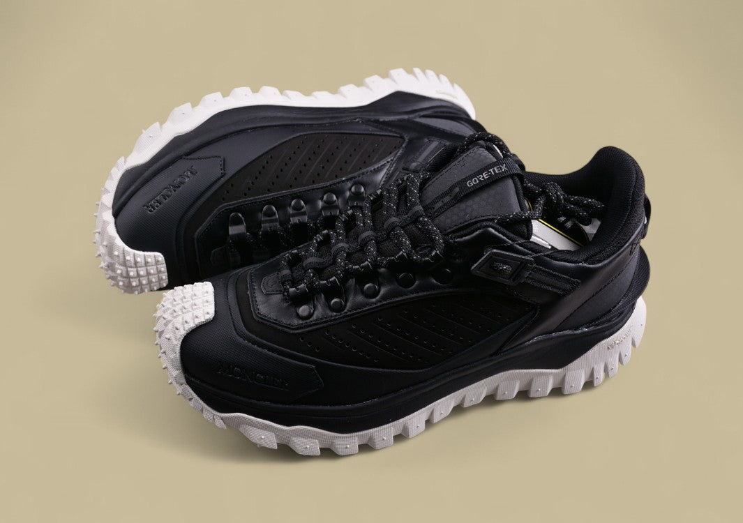 Moncler Trailgrip Lite 2 Low - Triple Black with White Sole