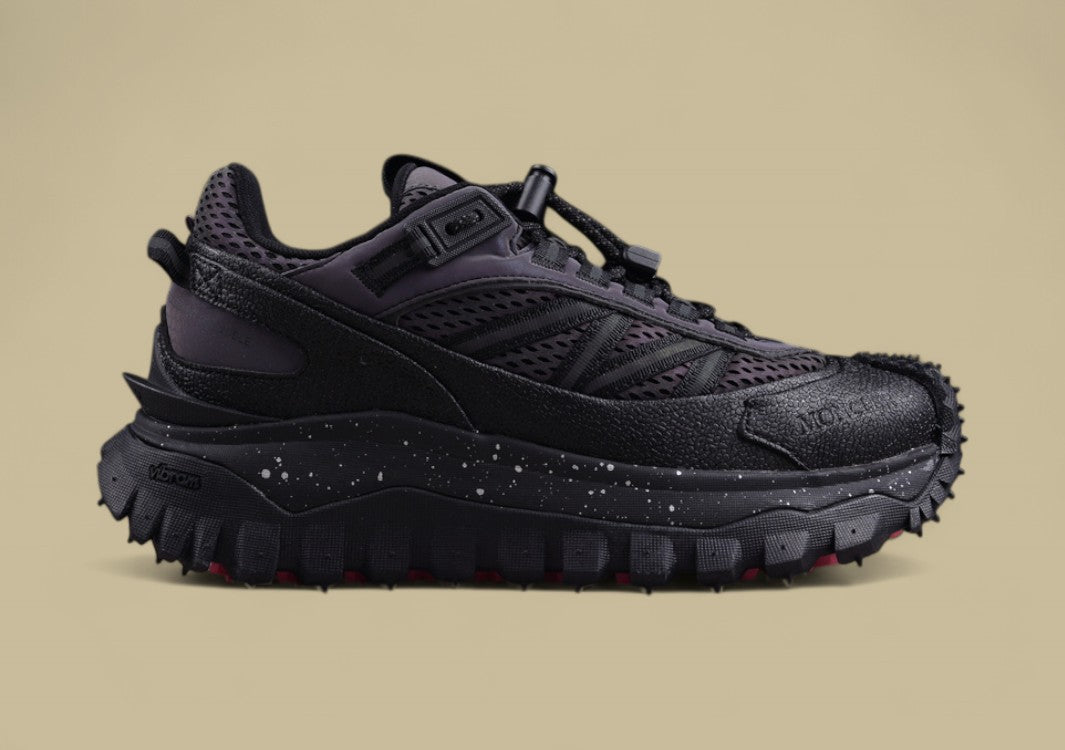 Moncler Trailgrip Lite 2 Low GTX - Blackout with Speckled Midsole & GORE-TEX