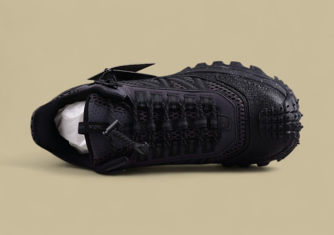 Moncler Trailgrip Lite 2 Low GTX - Blackout with Speckled Midsole & GORE-TEX