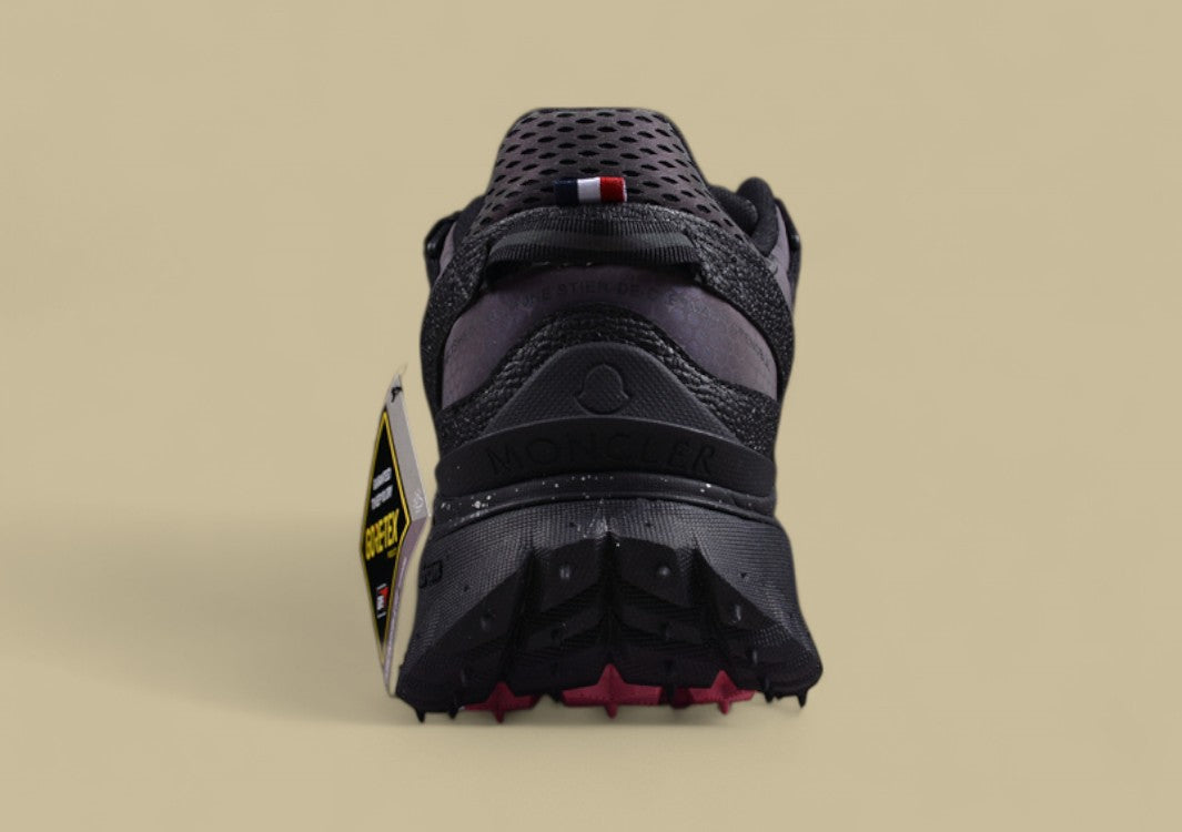 Moncler Trailgrip Lite 2 Low GTX - Blackout with Speckled Midsole & GORE-TEX