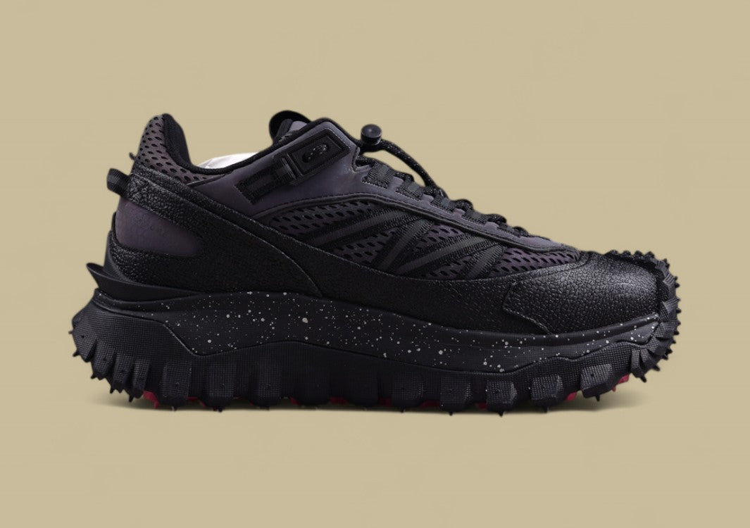 Moncler Trailgrip Lite 2 Low GTX - Blackout with Speckled Midsole & GORE-TEX