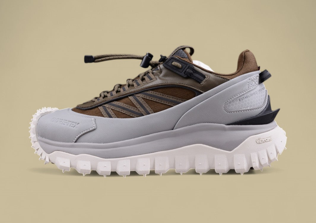 Moncler Trailgrip Lite 2 Low GTX - Earth Brown & Grey Sneaker