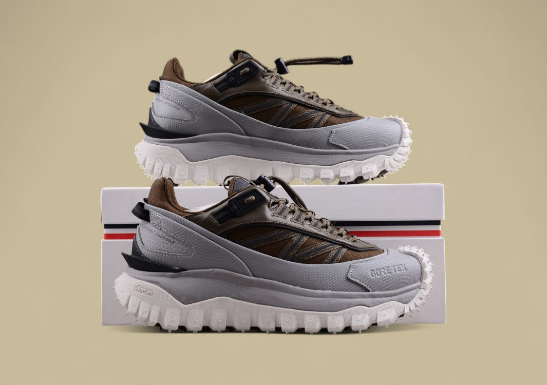 Moncler Trailgrip Lite 2 Low GTX - Earth Brown & Grey Sneaker