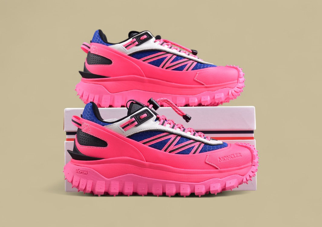 Moncler Trailgrip Lite 2 Low GTX - Electric Pink & Blue