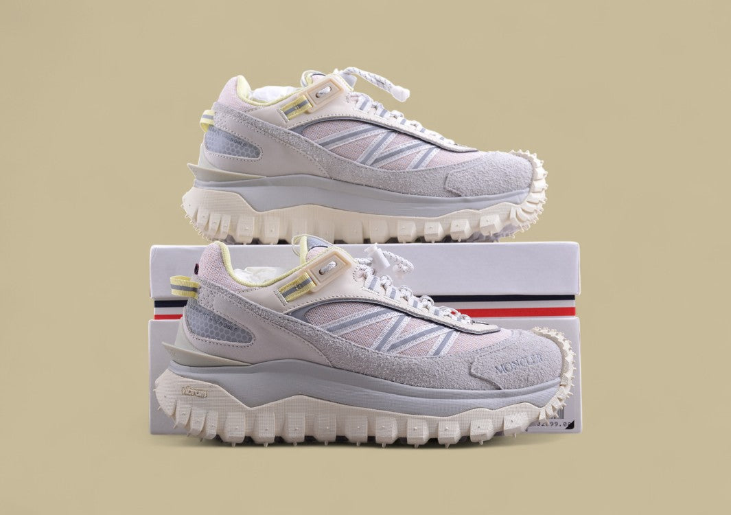 Moncler Trailgrip Lite 2 Low GTX - Soft Grey & Cream