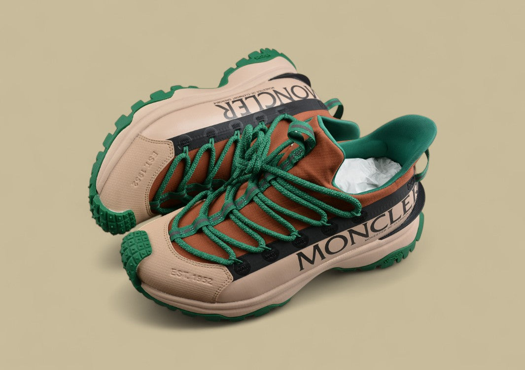 Moncler Trailgrip Lite Sneakers - Beige/Brown