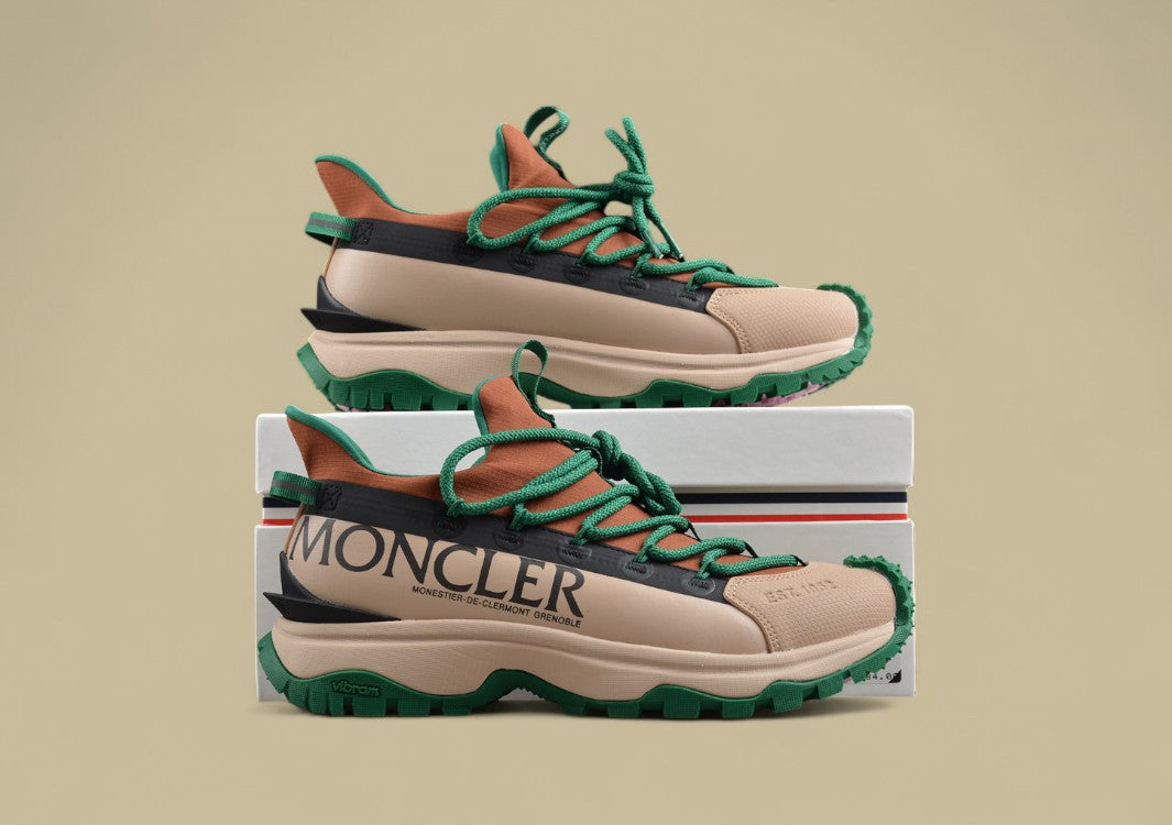 Moncler Trailgrip Lite Sneakers - Beige/Brown