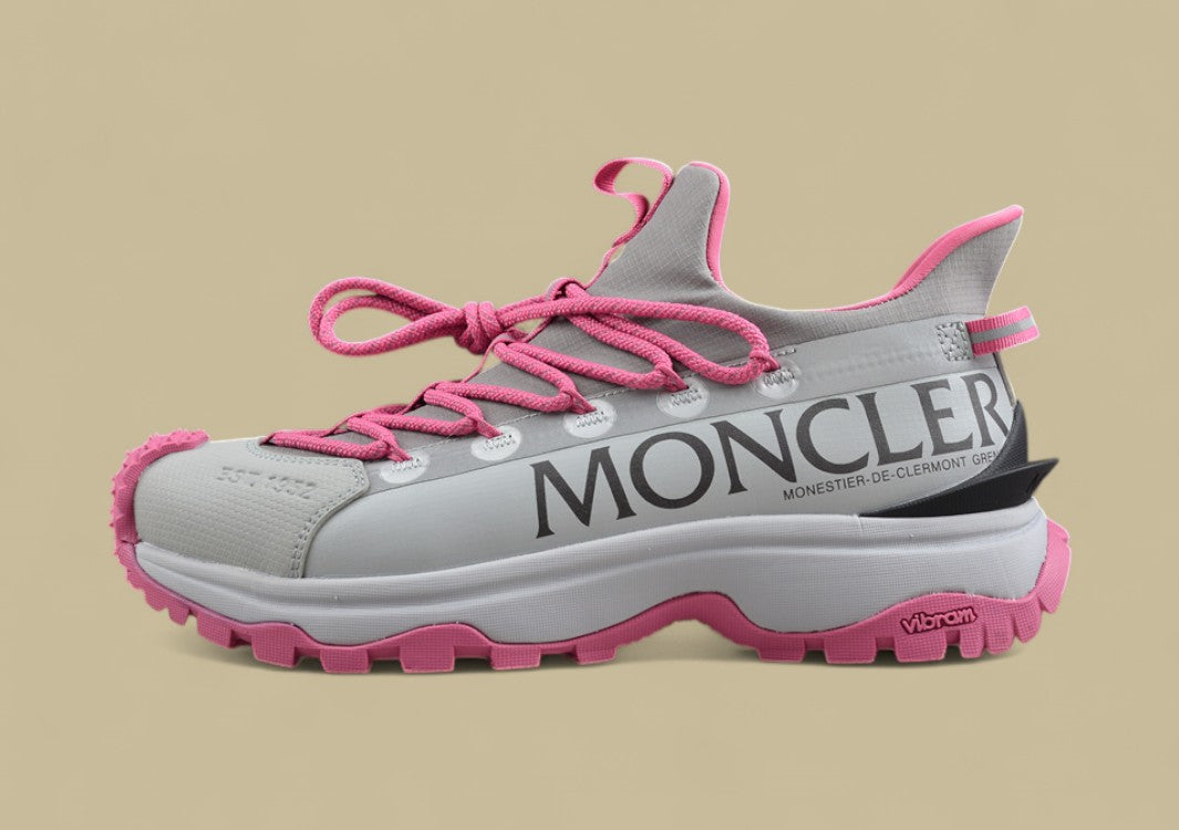Moncler Trailgrip Lite Sneakers - Grey/Pink