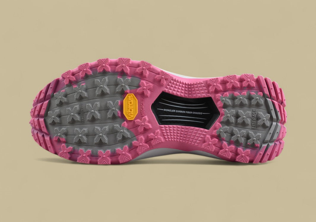 Moncler Trailgrip Lite Sneakers - Grey/Pink