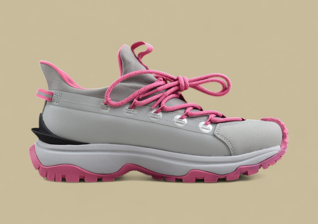 Moncler Trailgrip Lite Sneakers - Grey/Pink