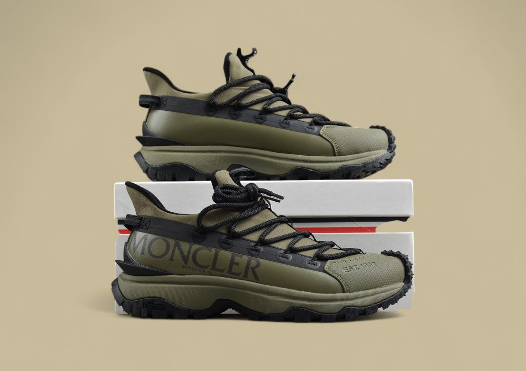Moncler Trailgrip Lite Sneakers - Military Green/Black