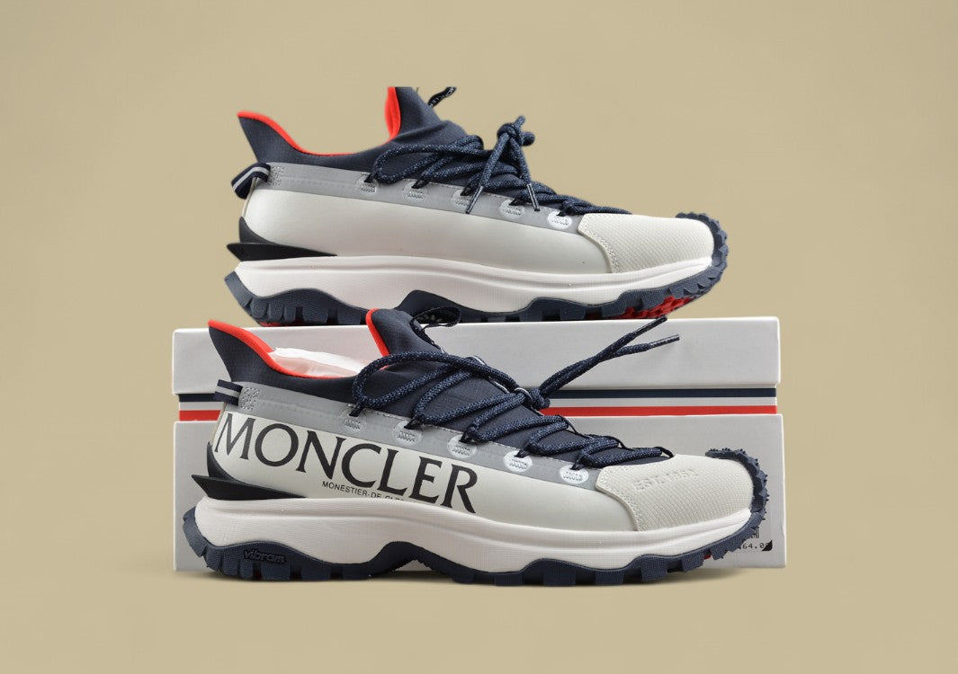 Moncler Trailgrip Lite Sneakers - Navy/White/Red