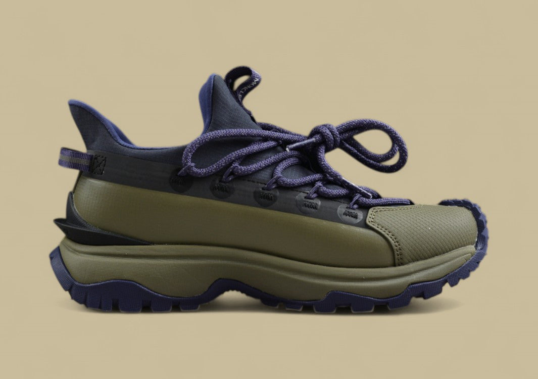 Moncler Trailgrip Lite Sneakers - Olive Green/Navy