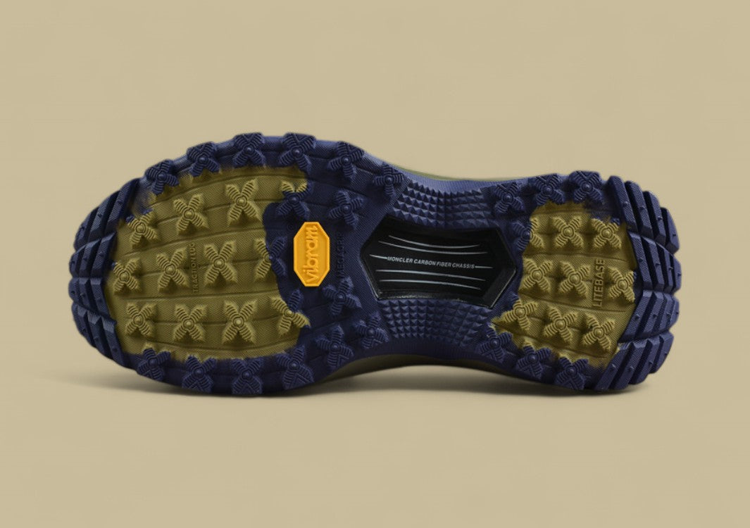 Moncler Trailgrip Lite Sneakers - Olive Green/Navy