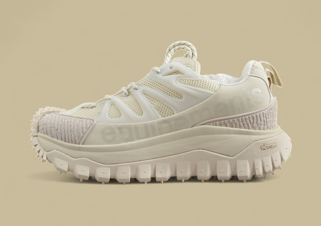 Moncler Trailgrip Low Sneakers - Cream White