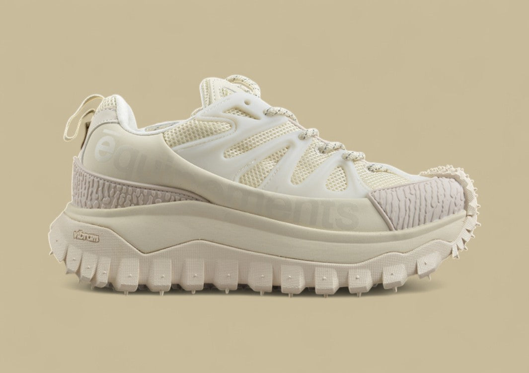 Moncler Trailgrip Low Sneakers - Cream White