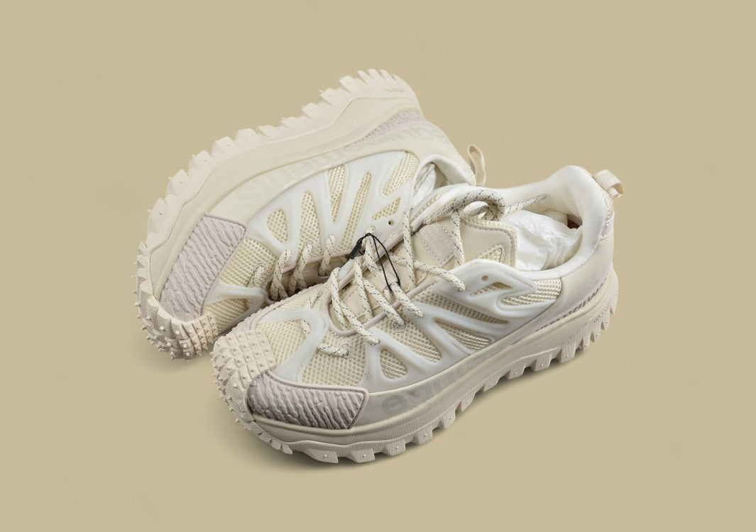 Moncler Trailgrip Low Sneakers - Cream White