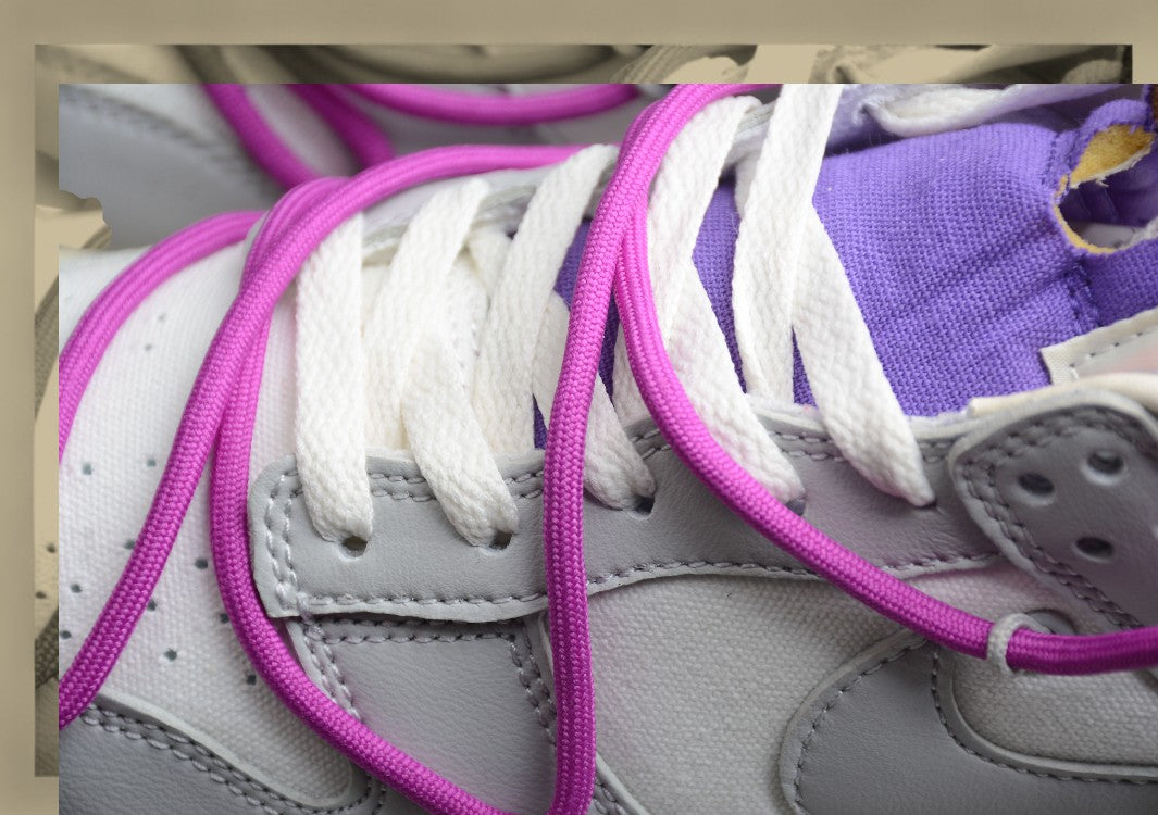 NK Dunk Low "The 50" Off-White Yellow Laces Yellow Buckle Low-Top Casual Sneakers