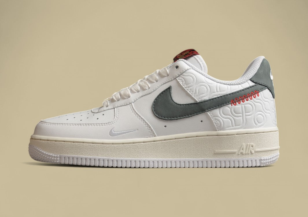 Nike Air Force 1 "Embossed Script Jade Stitch"