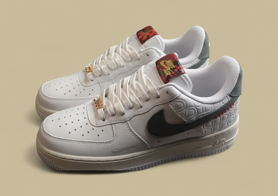 Nike Air Force 1 "Embossed Script Jade Stitch"