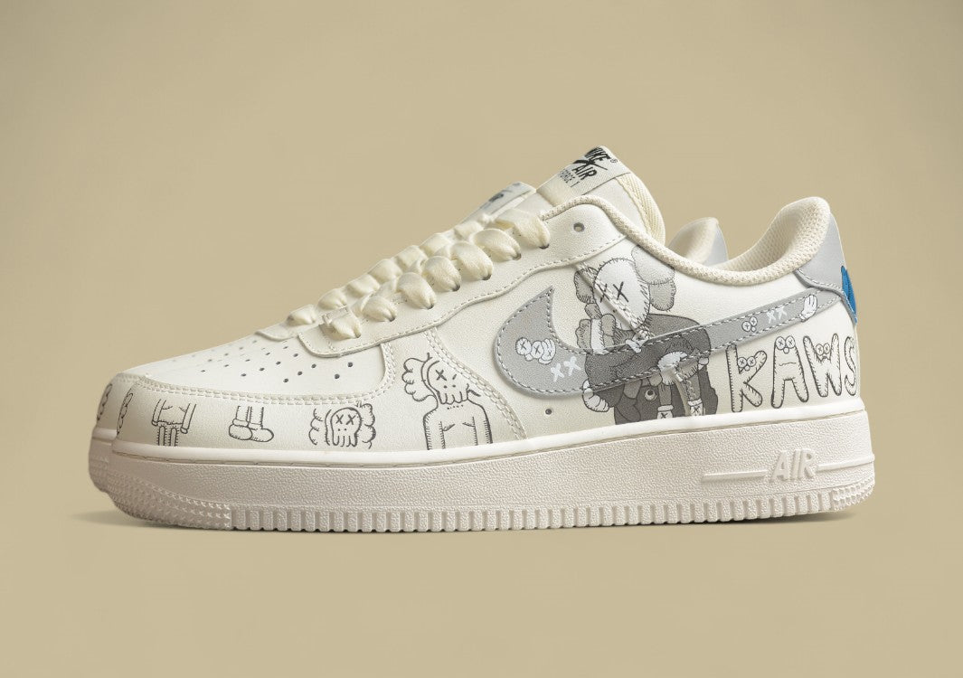 Nike Air Force 1 Low Bear Joint Color One Low-Top Casual Sneakers