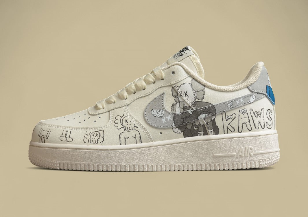 Nike Air Force 1 Low Bear Joint Color One Low-Top Casual Sneakers