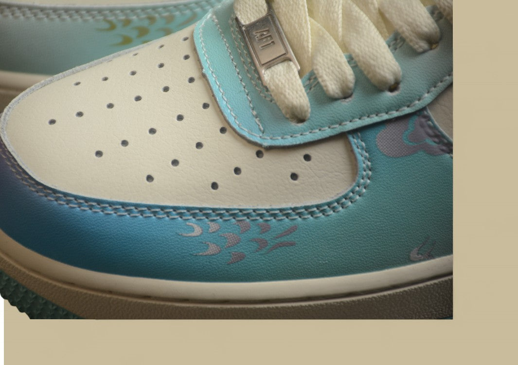 Nike Air Force 1 Low Crystal Dragon Palace Casual Sneakers