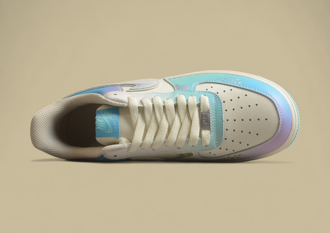 Nike Air Force 1 Low Crystal Dragon Palace Casual Sneakers